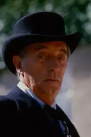 Robert Mitchum in the tv movie 'The Hearst And Davies Affair'- 1985 Old Photo