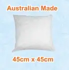 Aus Made New Cushion Inserts Premium Polyester Fibre Filling---45cm x 45cm