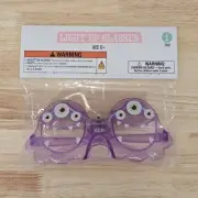 Light Up Glasses Halloween Cute Purple Three Eyed Monster Ghost Ages 6+