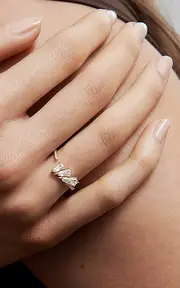 [Unsaid] Phoenix Feather 18K Yellow Gold Diamond Ring