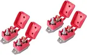 ULTECHNOVO 4 Pcs Automatic Reset for Open Circuit Car Fuse Anl Fuse Circuit Breakers Vehicle Circuit Breaker Fuse Circuit Breaker for Circuit Breaker Boat Rhinestone Stickers Red Plastic