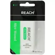 Reach Waxed Dental Floss Plaque Food Remover Refreshing 200 yd Mint Flavor 1ct