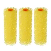 3Pcs Paint Roller Cover 4" Big Texture Sponge Brush for Wall Painting Treatment