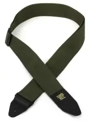 Ernie Ball 2-inch Polypro Strap - Olive (5-pack) Bundle