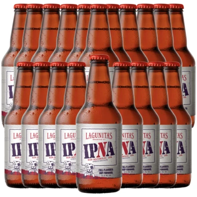 Lagunitas 20 Pack IPNA Non-Alcoholic IPA Brew 12oz Bottles