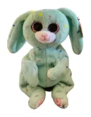 Ty Beanie Baby Boos Bellies Peridot Green Plush Easter Bunny Rabbit 2023 "April"