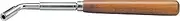 K&M 166 Nickel Plated Tuning Hammer with Wooden Handle - Conical Star Insert 0.62 cm - Easy Piano Tuning
