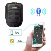 Inrico IOS Version Bluetooth Wireless Microphone Zello PTT Button for IOS Phone