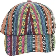 [BESTYASH] Style Baseball Cap Men's Women's Ethnic Pattern Peak Cap for Outdoor Sun Protection