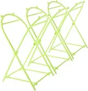 Gogogmee 3Pcs Outdoor Trash Bag Holder Stand Portable Collapsible Garbage Bag Frame for Camping Garden and Backyard Waste Management Stable and Reliable Design for Group