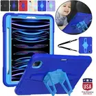 Heavy Duty Stand Case Cover For iPad Pro 11" (1st 2nd 3rd 4th) W/Shoulder Strap