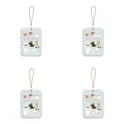 4x 2pc Studio Oh Hanging Car Air Freshener Fragrance Scent Diffuser Dog Mom