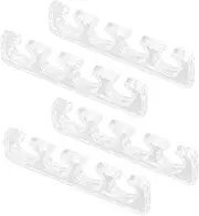 minkissy Silicone Nail Toe Separators Set Toe Dividers for Women Men for Finger Separators for Hands