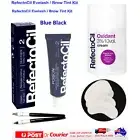 RefectoCil Eyelash Tint Kit Tint Colour Oxidant Cream Blue Black Free Tint Brush