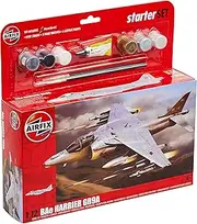 [Airfix] 1:72 Harrier GR9 Scale Military Aircraft Gift Set Including Paint, Glue and Brushes