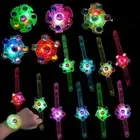 Glow In The Dark LED Watch Toys Light Up Glow Watch Bracelet Birthday Party