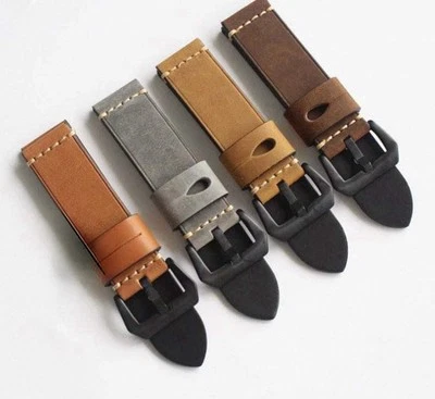 Dark Brown Leather Smart Watch Straps For Apple Watch Joblot X10.