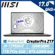 【13代新機】MSI 微星 CreatorPro Z17HXStudio A13VKT-096TW 17吋 創作者筆電