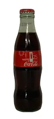 2015 WORLD OF COCA COLA COKE BOTTLE 25th Anniversary 8 OZ COCA COLA BOTTLE NEW