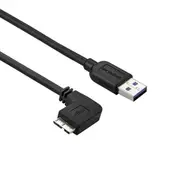 StarTech USB3AU50CMLS USB cable 0,5 m USB 3.2 Gen 1 (3.1 Gen 1) USB A Micro-USB B Black