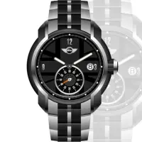 在飛比找momo購物網優惠-【MINI Swiss Watches】英國圖騰鋼帶經典時尚