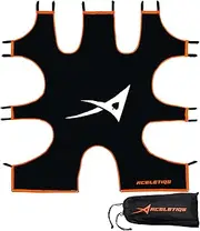 Lacrosse Goal Lacrosse Net Shooting Target | Lacrosse Gifts for Boys and Girls | Use with Lacrosse Rebounder, Lacrosse Backstop and Lacrosse Goalie | Fits Standard 6x6 Goal [Carry Bag Included]