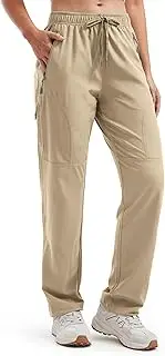 [Libin] Women's Hiking Pants Lightweight Quick Dry Cargo Pants Casual Safari Work Travel Clothes Petite/Regular/Tall