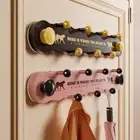 9 Hooks Dopamine Coat Racks Traceless Bag Clothes Keys Hanger Home Decoration