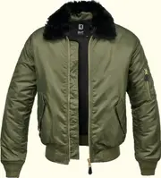 Brandit MA2 Jacket, green, Size XL for Men
