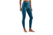 Skins Series-3 Women's Seamless Long Tights Teal Running Activewear