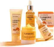 5Pcs Turmeric Skincare Set, Skin Care Pamper Gifts for Women, Skin Care Sets & K