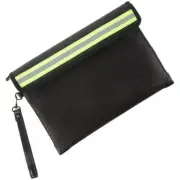 Fireproof File Bag Portable Document Pouch Money for Cash Travel
