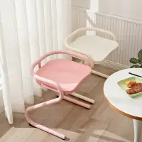 在飛比找樂天市場購物網優惠-北歐中古複刻餐廳家用休閑鐵藝餐椅設計師創意簡約梳粧凳子