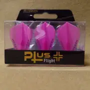 Robson Plus Flight F-Shape Fantail 4 Packs 12 Pink Flights Fit Most Darts