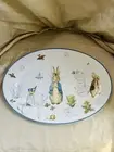 peter rabbit Multicolor Oval Plate New !