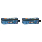 2x Lego Pencil Box Case Holder School Stationery Organiser Ninjago Family 21cm