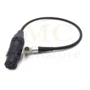 0B 2pin 12v power to XLR 4pin female for Power Supply Battery Adapter 12 in