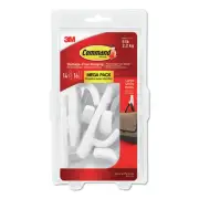 Command 17003MPES 5 lbs Cap Large General Purpose Hooks - White (14/PK) New