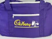 Vintage Cadbury Purple Gym Duffle Bag Cadbury Creme Eggs 16" x 10" NOS