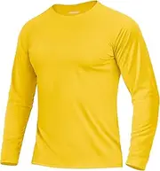 [TACVASEN] Men's Sun Shirt UPF 50+ Long Sleeve UV Protection Lightweight Rash Guard Swim Shirt Quick-Dry Outdoor T-Shirt