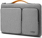[tomtoc] 360 Protective Laptop Sleeve for 14-inch MacBook Pro M3/M2/M1 Pro/Max A2918 A2992 A2779 A2442 2023-2021, 13.5-14.4 Inch Surface Laptop 5/Laptop Studio 2, Water-Resistant Carrying Case