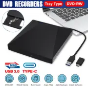 External USB 3.0 DVD RW CD ROM Writer Drive Burner Reader Player For Laptop PC