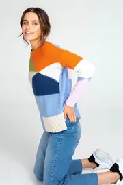 Geometric Instarsia Pullover--ZP-ZW2012