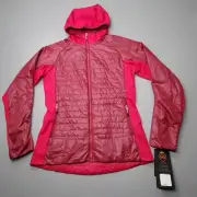 NEW Cabela's Women's XPG PrimaLoft Nylon Red Puffer Packable Repel Jacket Size S