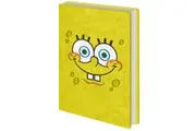 Spongebob Squarepants Plush Yellow A5 160 x 210mm Hardcover Notebook Diary