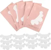 Generic 50 Pairs Flower Shape Eyelash Extension Isolation Pads Non Woven Under Eye Patches for Grafting Comfortable Adhesive Eye Patch for Salon and Home Use