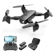 Drone with GPS 4K Camera for Men Women Kids, FPV Live Video RC Quadcopter for Beginners, 2 Batteries, Carrying Case, With Auto Hover
