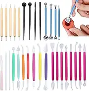 31pcs Fondant Cake Modeling Decorating Hand Sculpting Tools Kit for Cookie Cake Decorating, Sugarcraft Sculpture Pottery