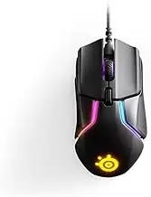 SteelSeries Rival 600 Wired 7-Button 96-128g Gaming Mouse - Prism 3-Zone RGB Illumination - 12,000 CPI - TrueMove3+ Dual Optical Sensor - 0.5 Lift-Off Distance