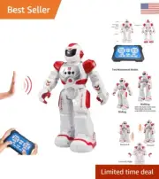 Programmable RC Robot for Kids - Dancing, Singing, Gesture Sensing - Red